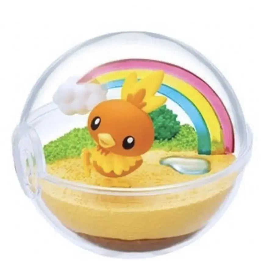 [BUNJANG] Pokemon Torchic Terrarium Figure / 포켓몬 아차모 테라리움