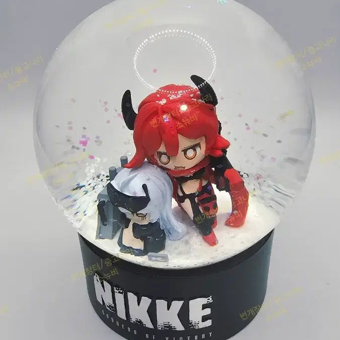 [BUNJANG] Nier: Automata Red Hood Snow Globe / 니케 레드후드 스노우볼 굿즈