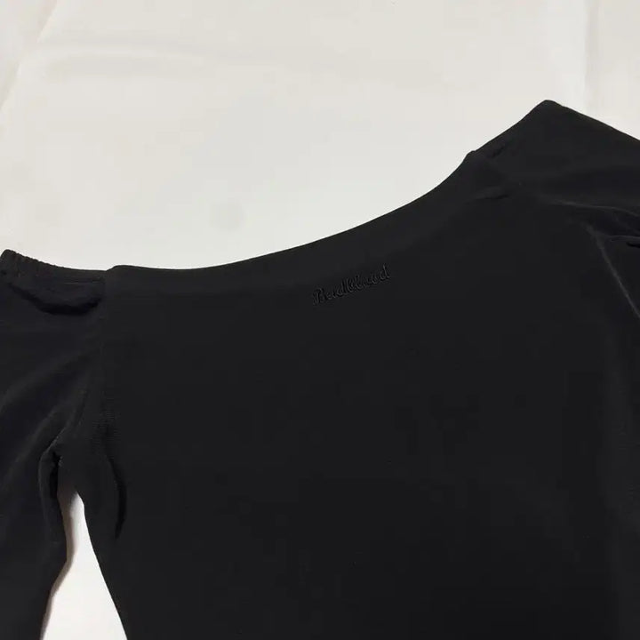 [BUNJANG] Bad Blood Off-Shoulder Long Sleeve Bodysuit XS Black / 배드블러드) 롱슬리브 오프숄더 바디수트