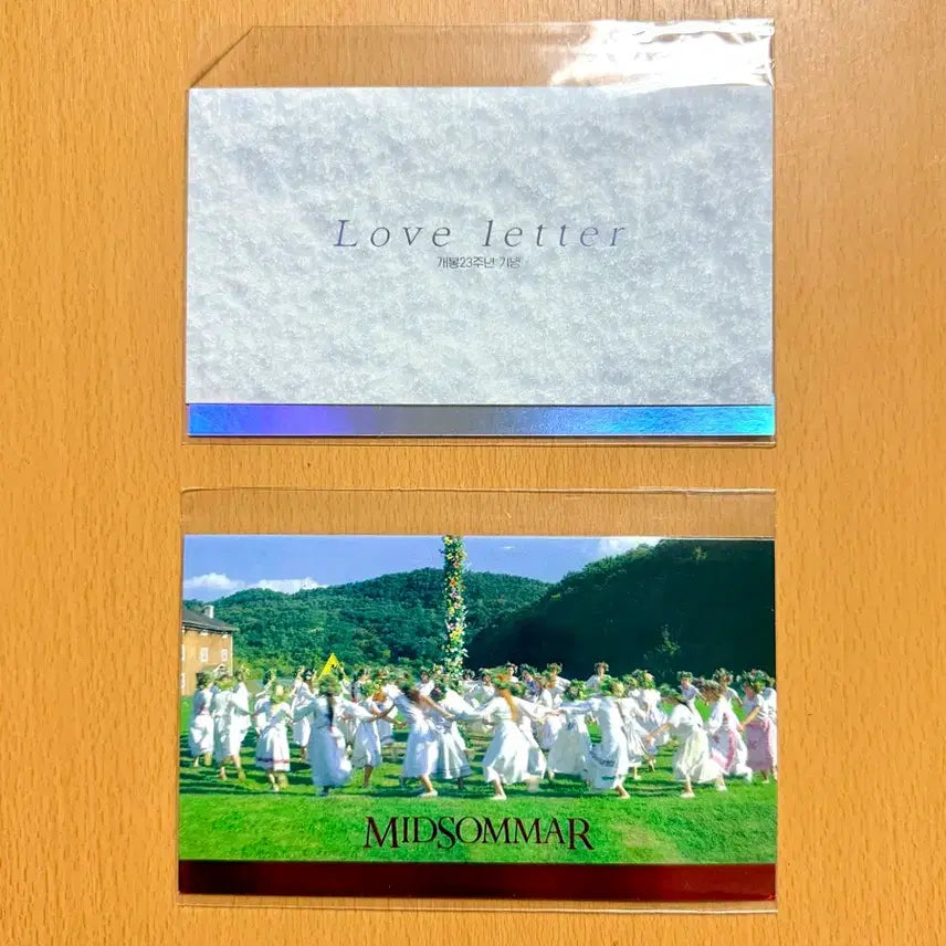 [BUNJANG] Love Letter &amp; Midsommar Limited Edition Tickets Bundle Set (Unsealed) / <러브레터> <미드소마> 리미티드티켓 일괄