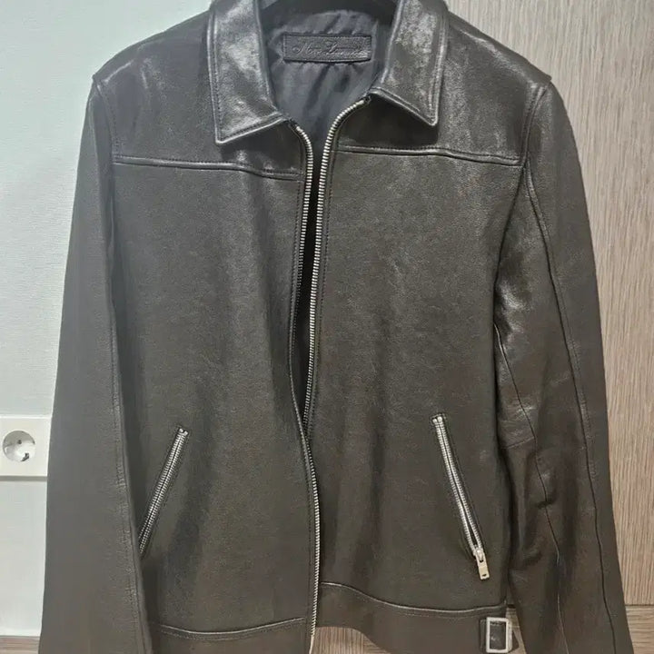 [BUNJANG] Noir Larmes STANDARD Leather Jacket / 느와르라르메스 싱글 STANDARD 가죽자켓