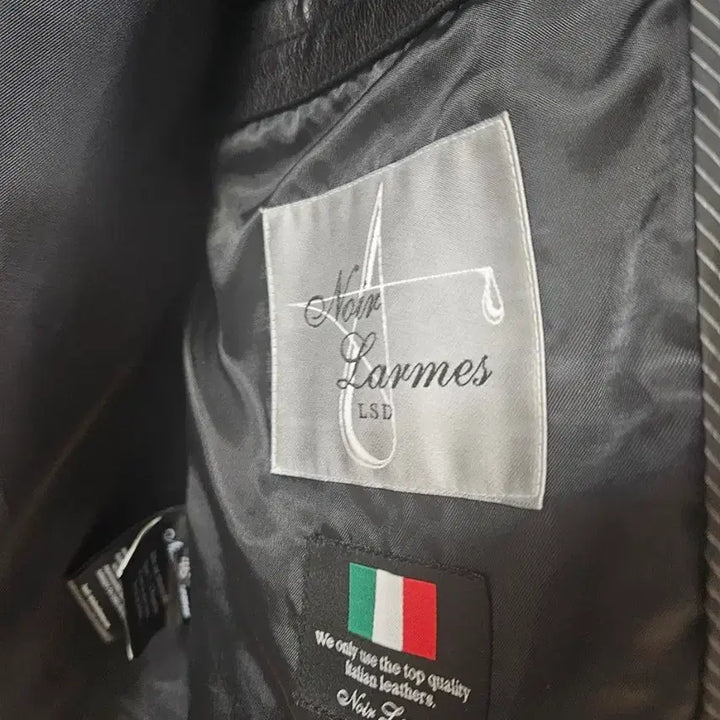 [BUNJANG] Noir Larmes STANDARD Leather Jacket / 느와르라르메스 싱글 STANDARD 가죽자켓