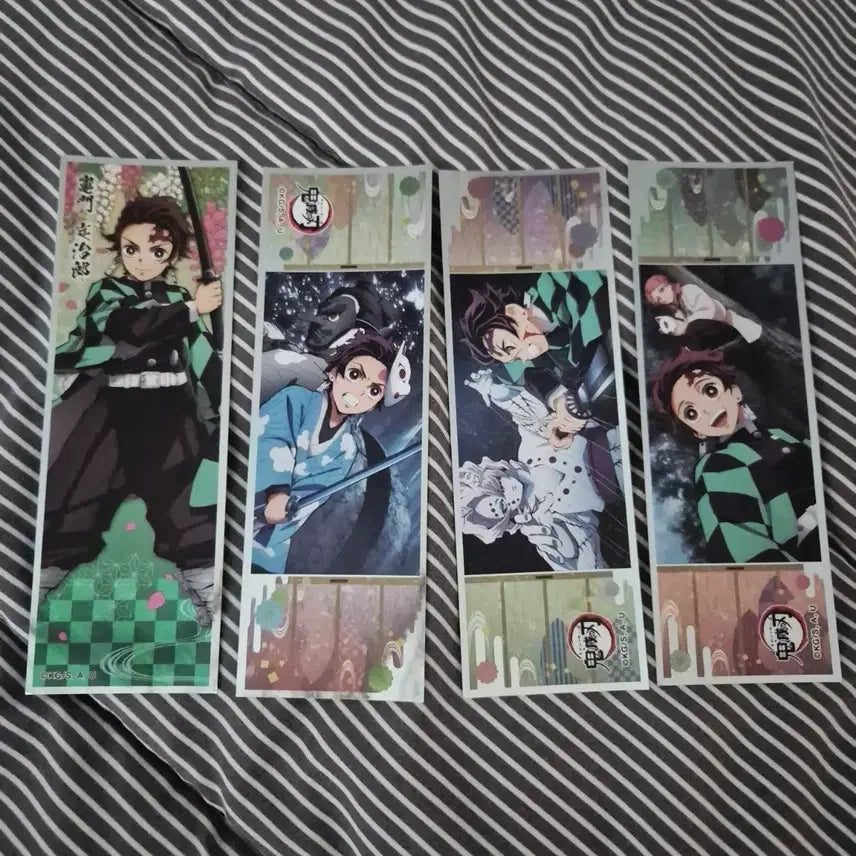 [BUNJANG] Demon Slayer Long Sticker Bundle Set (16 stickers) / 귀멸의칼날 롱스티커 판매합니다(16장 일괄)