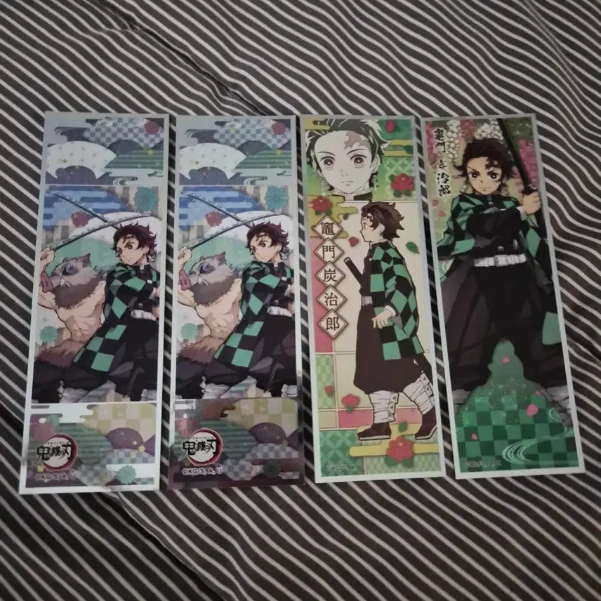 [BUNJANG] Demon Slayer Long Sticker Bundle Set (16 stickers) / 귀멸의칼날 롱스티커 판매합니다(16장 일괄)