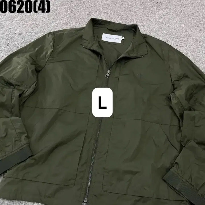 [BUNJANG] Calvin Klein Jeans Khaki Zip-Up Jacket (Vintage 0620) / [L] 캘빈클라인진 | 카키 집업 자켓 (빈티지 0620)