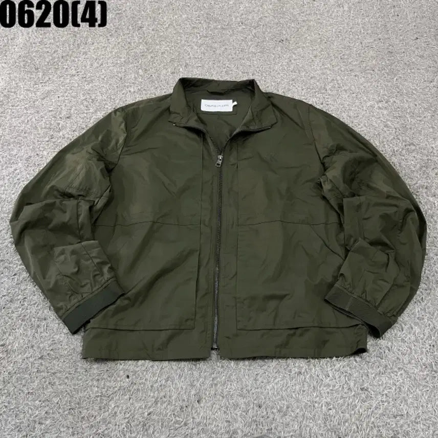[BUNJANG] Calvin Klein Jeans Khaki Zip-Up Jacket (Vintage 0620) / [L] 캘빈클라인진 | 카키 집업 자켓 (빈티지 0620)