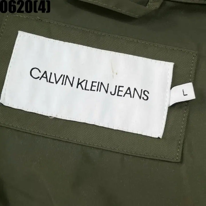 [BUNJANG] Calvin Klein Jeans Khaki Zip-Up Jacket (Vintage 0620) / [L] 캘빈클라인진 | 카키 집업 자켓 (빈티지 0620)