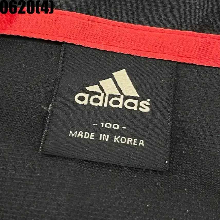 [BUNJANG] Adidas Black Three Stripes Windbreaker (Vintage) / [100] 아디다스 | 블랙 삼선 바람막이 (빈티지 0620)