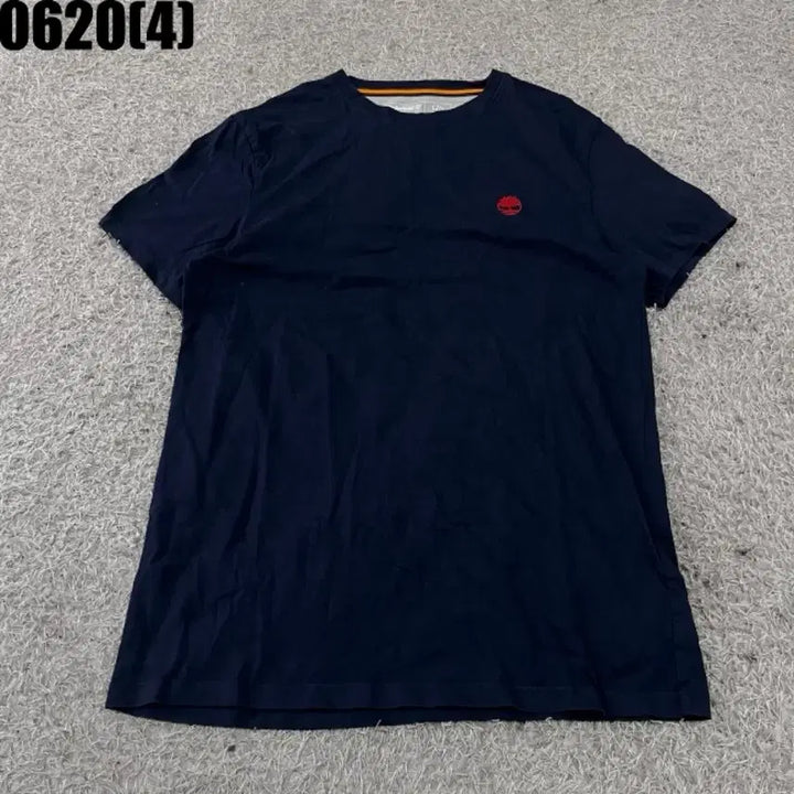 [BUNJANG] Timberland Navy Short Sleeve T-Shirt (Vintage 0620) / [L/G] 팀버랜드 | 네이비 반팔 티셔츠 (빈티지 0620)