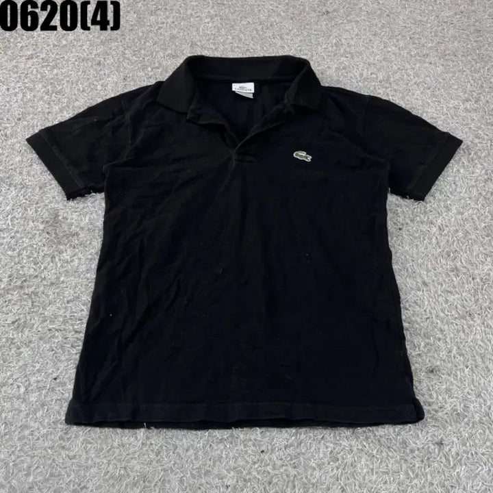 [BUNJANG] Lacoste Black Short Sleeve Polo Shirt (Vintage 0620) / [3] 라코스테 | 블랙 반팔 카라 티셔츠 (빈티지 0620)