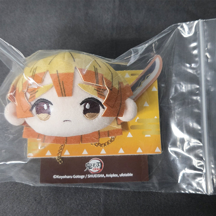 [BUNJANG] Demon Slayer Zenitsu Face Plushie Badge / 귀멸의칼날 젠이츠 얼굴뱃지 누이뱃지 인형뱃지