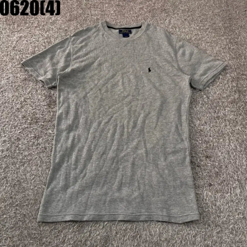 [BUNJANG] Polo Grey Short Sleeve T-Shirt (Vintage 0620) / [L] 폴로 | 그레이 반팔 티셔츠 (빈티지 0620)