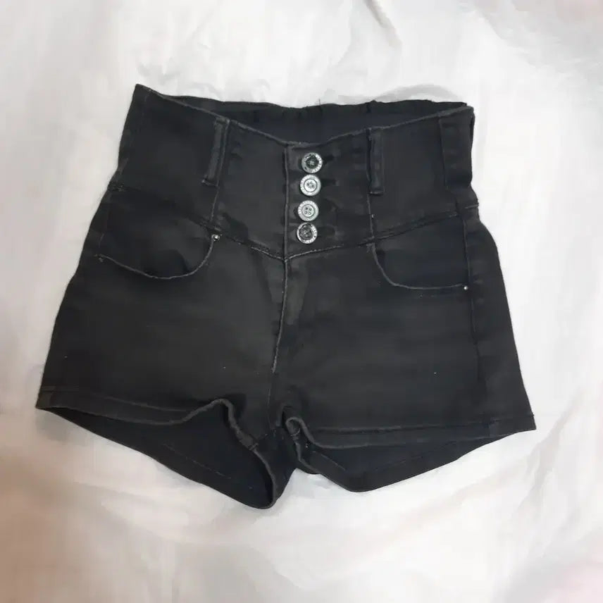 [BUNJANG] High-Waisted Hot Short Pants / 하이웨이스트 핫팬츠 숏 팬츠 반바지