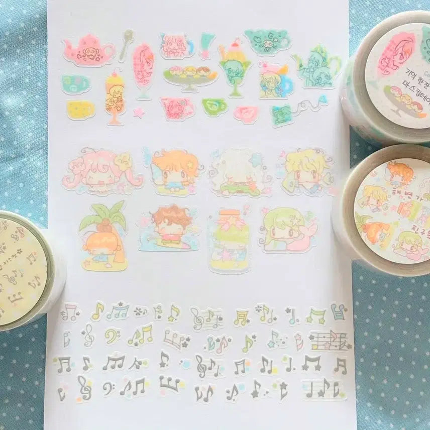 [SOLD OUT] 코튼월드 작은별 소곡집 키스컷띵