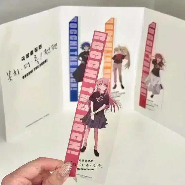 [BUNJANG] Bocchi the Rock! Character Bookmark Set (4 Types) - Sealed / [미개봉]봇치더록 북마크 세트 캐릭터 4종 봇치더락 전편 특전