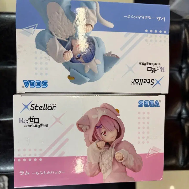 [BUNJANG] Sega Stellar Re:Zero Ram &amp; Rem Hooded Figure Set (Sealed) / 세가 스텔라 Re: 제로 렘 람 피규어