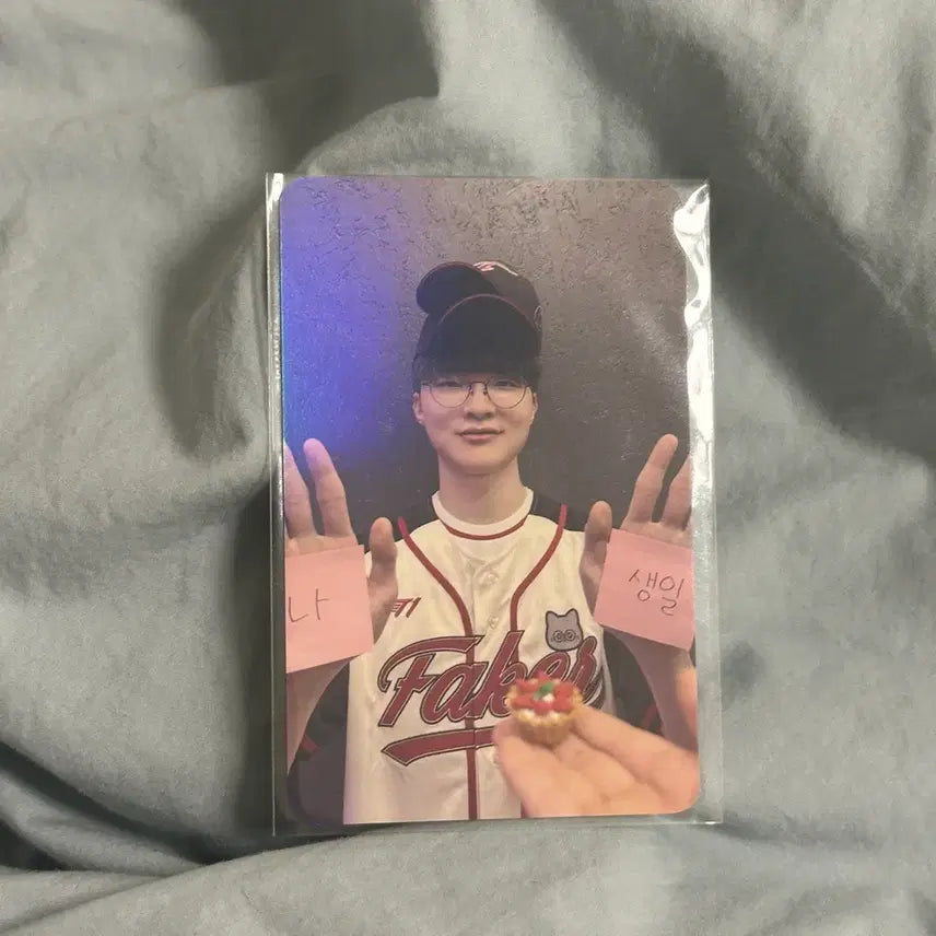[BUNJANG] T1 Faker Birthday Uniform Photocard / 티원 페이커 생일유니폼 포카