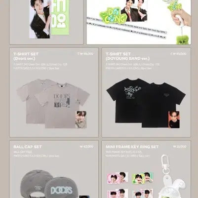 [BUNJANG] NCT 127 Doyoung Doors MD T-Shirt Set M / 엔시티 127 도영 Doors MD 엠디 티셔츠 세트 양도 M