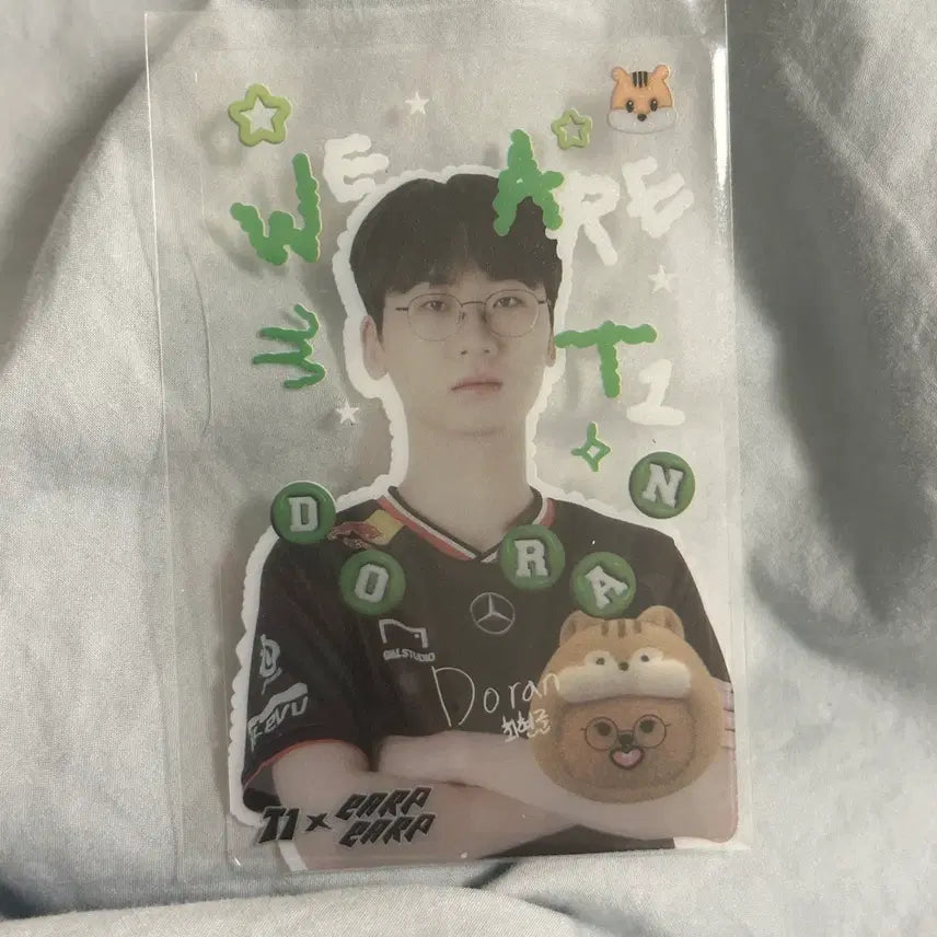 [BUNJANG] T1 Doran Appelf Elf Transparent Photocard / 티원 도란 어프어프 포카