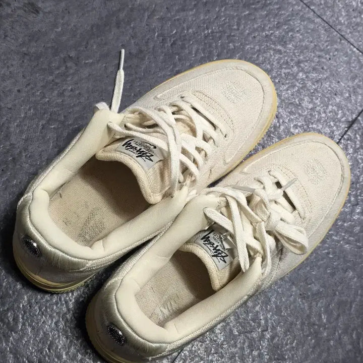 [BUNJANG] Nike x Stussy Air Force 1 Low Fossil (250mm) / 나이키 스투시 에어포스 1 로우 파슬 250