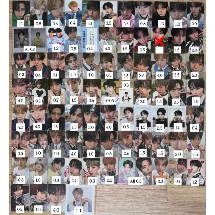 [BUNJANG] NCT WISH Step &amp; UP! Photocard Split Set / 엔시티위시스테디팝팝컬러리스트시온리쿠유우시재희료사쿠야포카분철돌큐큐