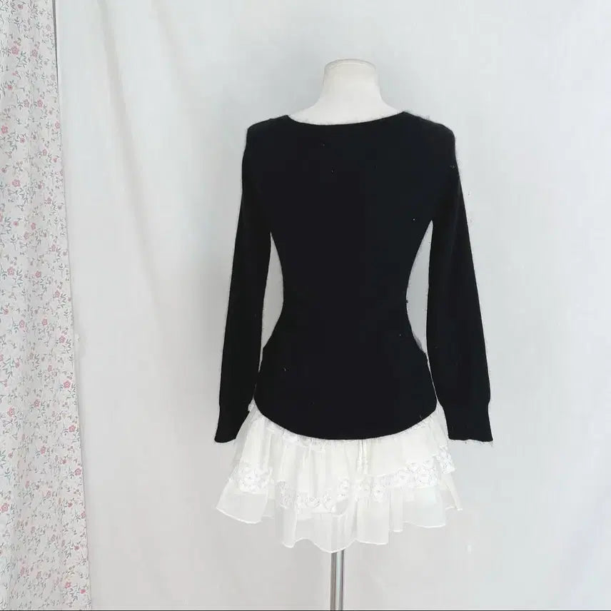 [BUNJANG] Mood Bridge Vintage Argyle Angora V-Neck Sweater / 무드브릿지 빈티지 아가일 앙고라 브이넥 로걀탑 니트 잉그니 세실맥비