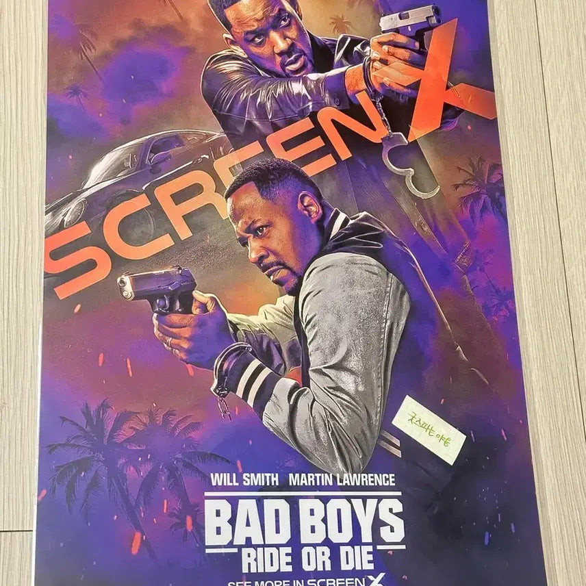 [BUNJANG] Bad Boys for Life ScreenX Poster (A3) / [초희귀한정판]영화 나쁜녀석들 배드보이즈 스크린엑스 포스터(A3)