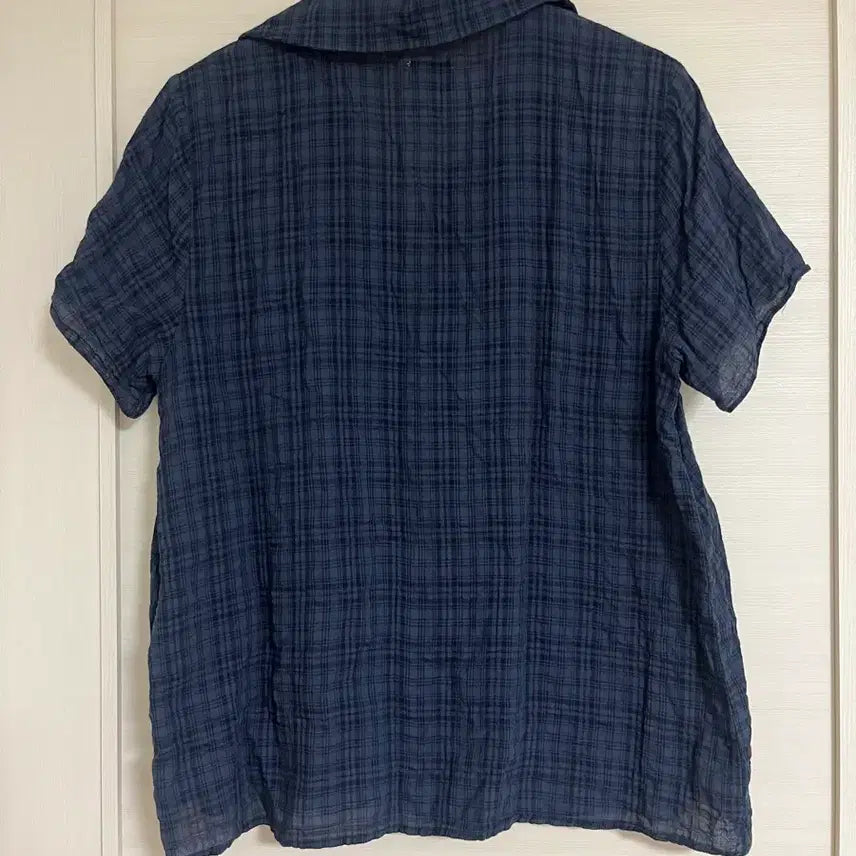 [BUNJANG] Letter From Moon Checkered Shirt Blouse / 레터프롬문 체크셔츠 블라우스