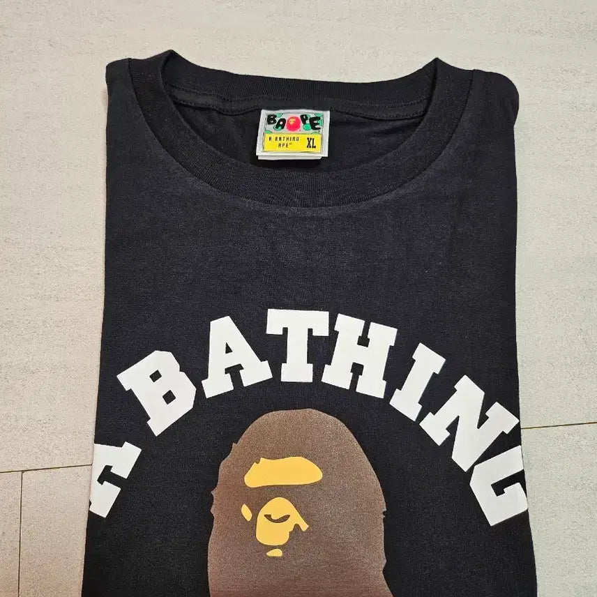 [BUNJANG] BAPE Black Short Sleeve T-Shirt XL / 새상품 베이프 반팔 XL