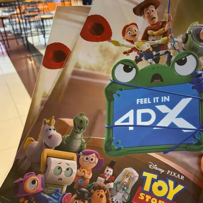 [BUNJANG] Toy Story 5 4DX Poster CGV Exclusive / 토이 스토리 5 4DX 포스터 cgv 굿즈 특전
