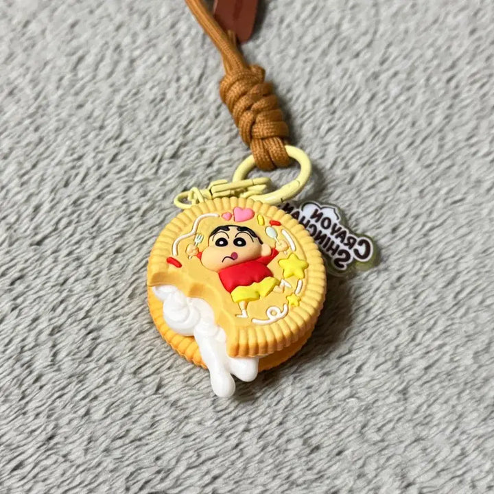 [BUNJANG] Crayon Shin-chan Sand Cookie Gacha Figure Keyring / 짱구는못말려 샌드쿠키 짱구 가챠 피규어 키링