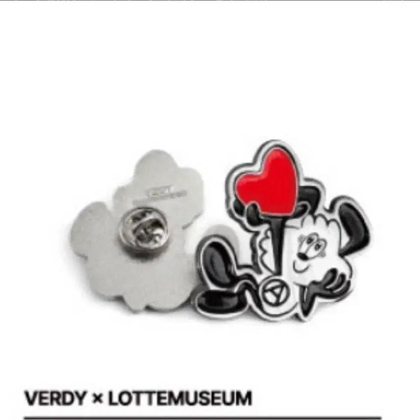 [BUNJANG] Verdy Lotte Museum Exhibition MD Goods Pin Badge / 베르디 ( verdy )롯데뮤지엄 전시회 MD 굿즈 핀뱃지