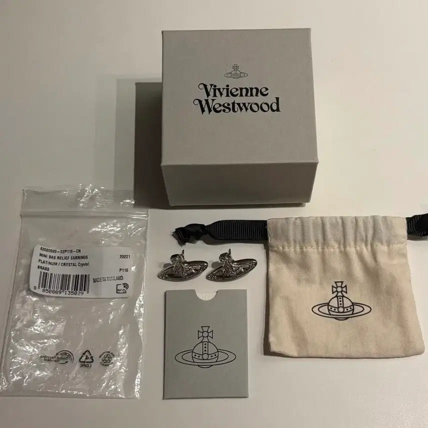 [BUNJANG] Vivienne Westwood Mini Bas Relief Earrings / 비비안웨스트우드 미니 바스 릴리프 귀걸이