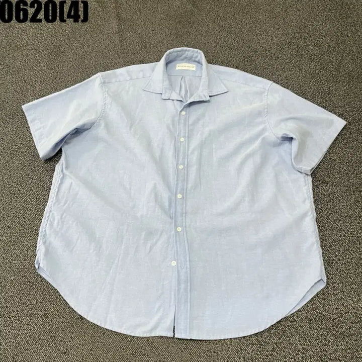 [BUNJANG] La Fête Store Light Blue Short Sleeve Shirt Vintage 0620 / [L] 라퍼지스토어 | 하늘색 반팔 셔츠 (빈티지 0620)
