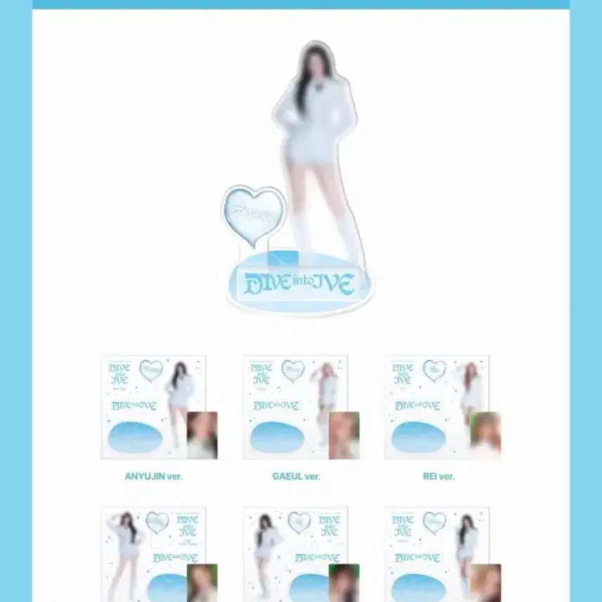 [BUNJANG] IVE Fan Concert Dive Into IVE MD Acrylic Stand + Photocard Rei (Sealed) / 아이브 팬콘 ive md 아크릴 스탠드 + 포카 양도 레이 미개봉