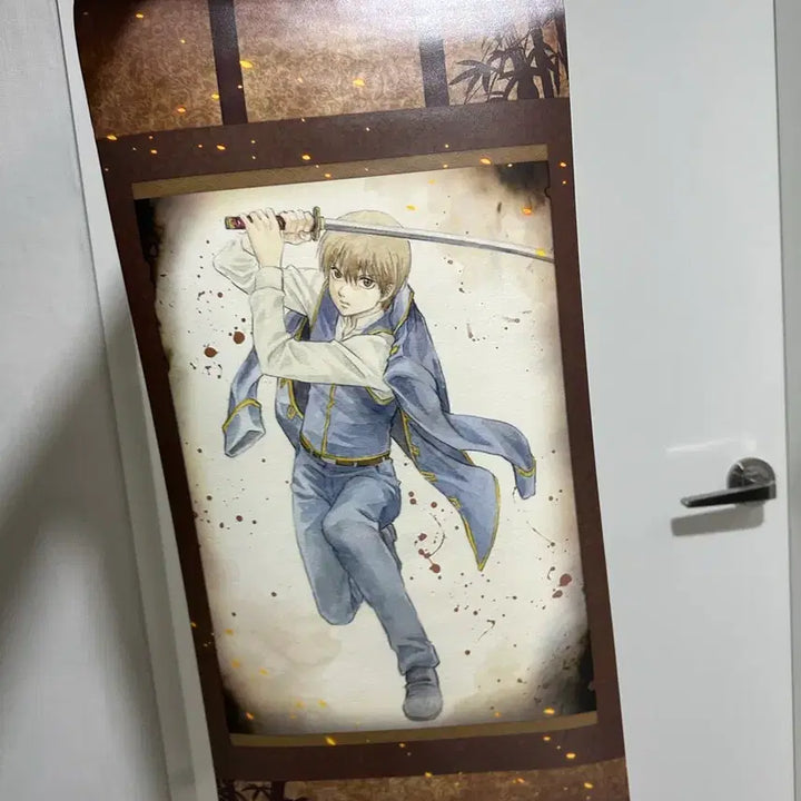 [BUNJANG] Gintama Okita Sougo Tapestry / 가격인하 X 미사용품) 은혼 소고 태피스트리 족자봉