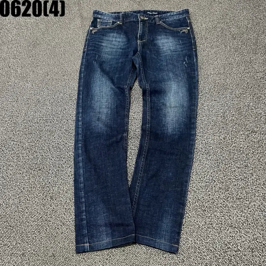 [BUNJANG] Kalkani Dark Wash Denim Jeans (Vintage 0620) / [32] 칼카니 | 진청 데님 청바지 (빈티지 0620)