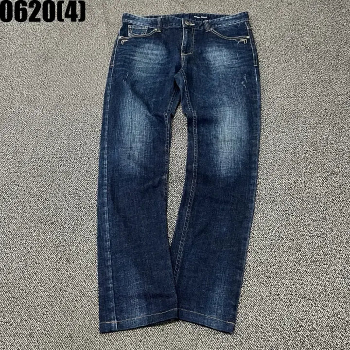 [BUNJANG] Kalkani Dark Wash Denim Jeans (Vintage 0620) / [32] 칼카니 | 진청 데님 청바지 (빈티지 0620)