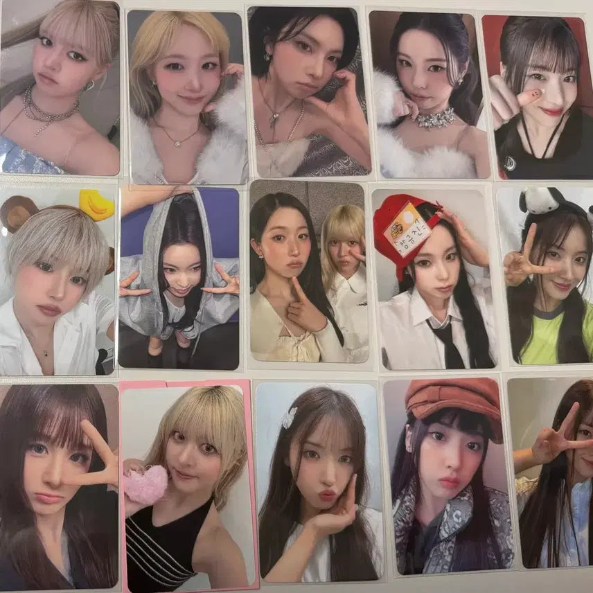 [SOLD OUT] 엔믹스 릴리 해원 설윤 배이 지우 규진 포카 미공포 양도 분철