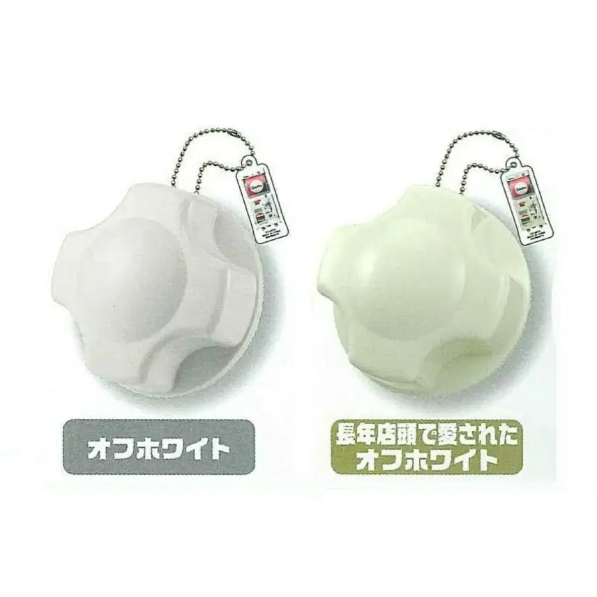 [BUNJANG] Gacha Capsule Toy Handle Mascot Set (White, Off-White) / (세트) 가챠 핸들 화이트색상 1번,2번 일괄 캡슐토이 손잡이 마스코트