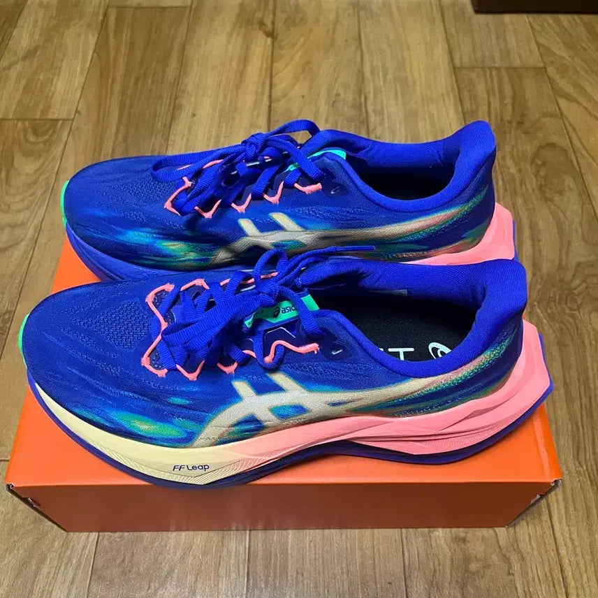 [BUNJANG] Asics Superblast 3 Running Shoes (Cobalt Burst Light Orange) - Size 255 / 아식스 슈퍼블라스트3 255 판매