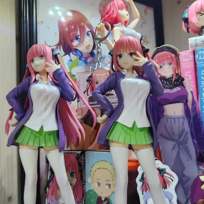 [BUNJANG] The Quintessential Quintuplets Nino Nakano Pop Up Parade Figure 2 Types Set / 5등분의 신부 나카노 니노 팝업 퍼레이드 2종 피규어