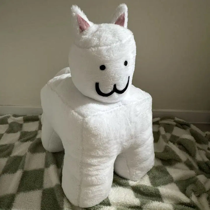 [BUNJANG] Handmade Roblox Classic Cat Large Plush / 매우급전)로블록스 클래식 고전고양이 수제 대왕 플러쉬