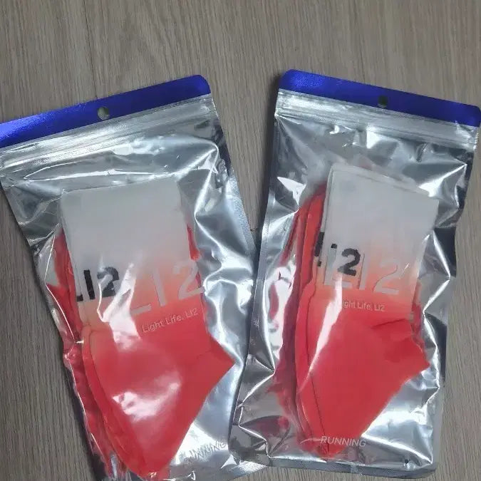 [BUNJANG] LF12 Running Socks (2 Pairs) / LF12 런닝 양말 2켤레