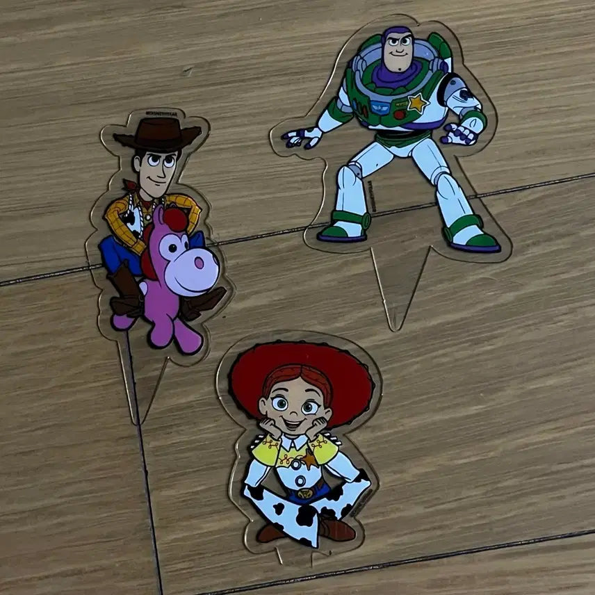 [BUNJANG] Baskin Robbins Toy Story Woody, Jessie, Buzz Deco Pick Bundle Set / [일괄완전새제품] 배스킨라빈스 배라 토이스토리 데코픽 제시 우디 버즈