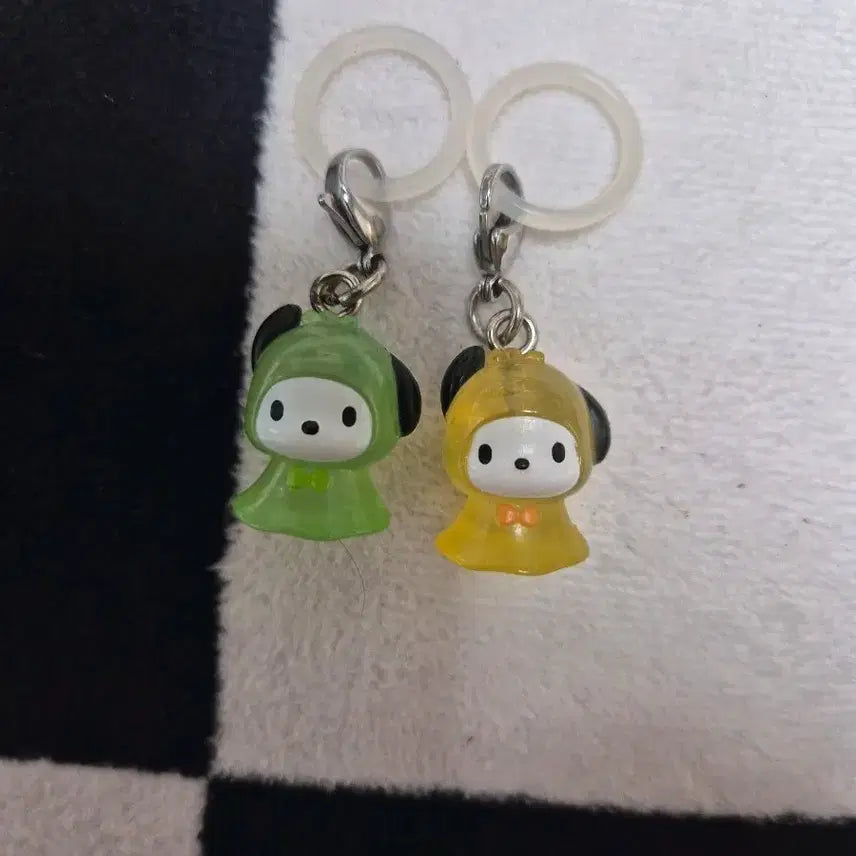 [BUNJANG] Pochacco Raincoat Majiirushi Bundle Set Plush Keychain / 포차코 우비 메지루시 일괄 판매