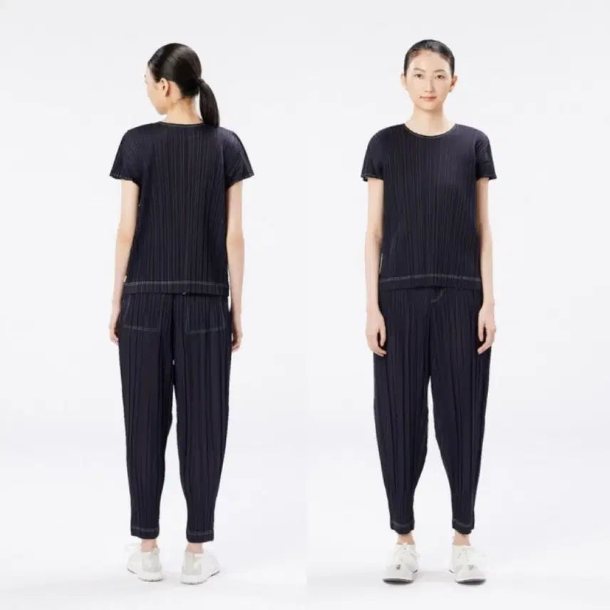 [BUNJANG] Pleats Please Issey Miyake Ramie Denim Fluffy Pants Size 3 / 플리츠플리즈 라미 데님 플러피팬츠 (3)
