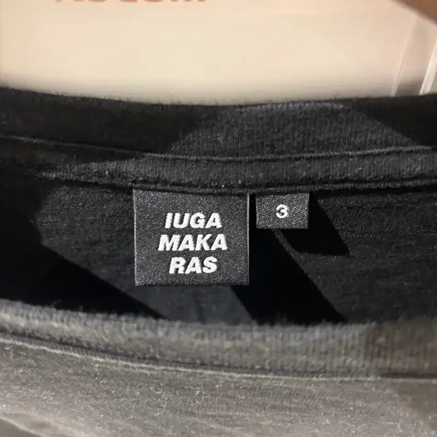 [BUNJANG] Lee Woo Gae Ma Ras Half Sleeve T-Shirt Size 3 / 이우가마카라스 반팔티 3사이즈