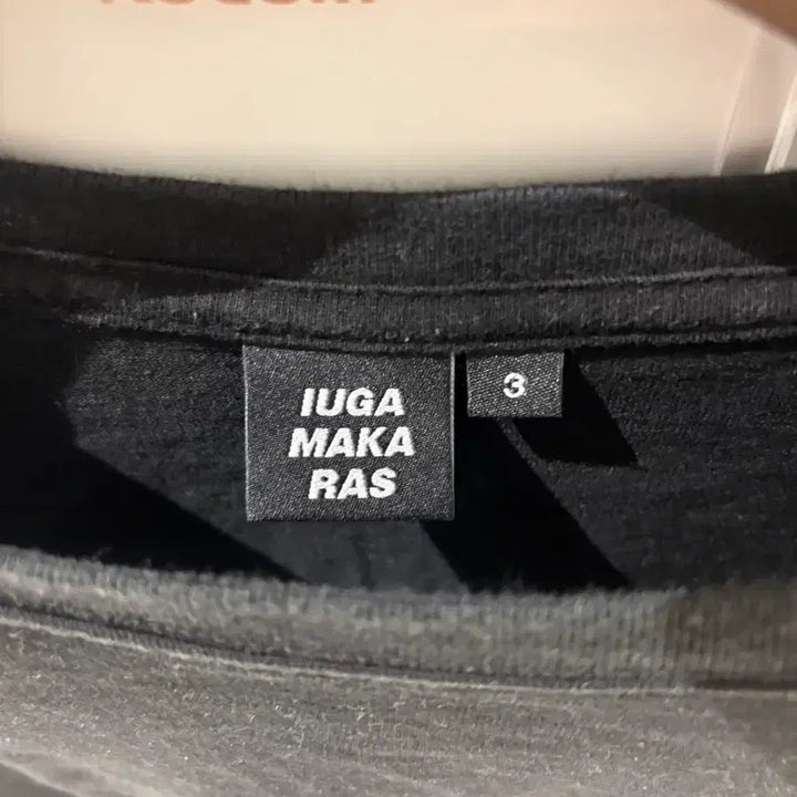 [BUNJANG] Lee Woo Gae Ma Ras Half Sleeve T-Shirt Size 3 / 이우가마카라스 반팔티 3사이즈