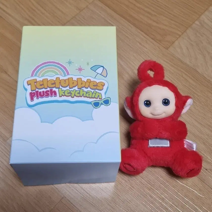[BUNJANG] Goodal Teletubbies Po Keychain / 구달 텔레토비 인형 뽀 키링